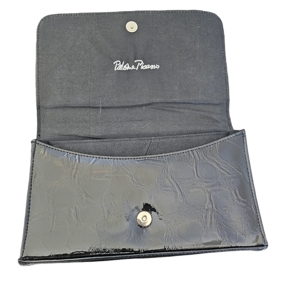 Palomo Picasso clutch/purse black, potent leather snap closure. Never used. New - Picture 5 of 8